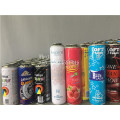 Latas de aerosol vacías